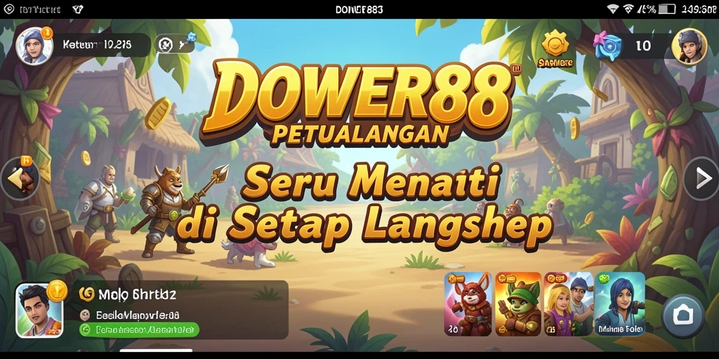 Gameplay DOWER88 dengan petualangan mendebarkan yang menggugah rasa ingin tahu.