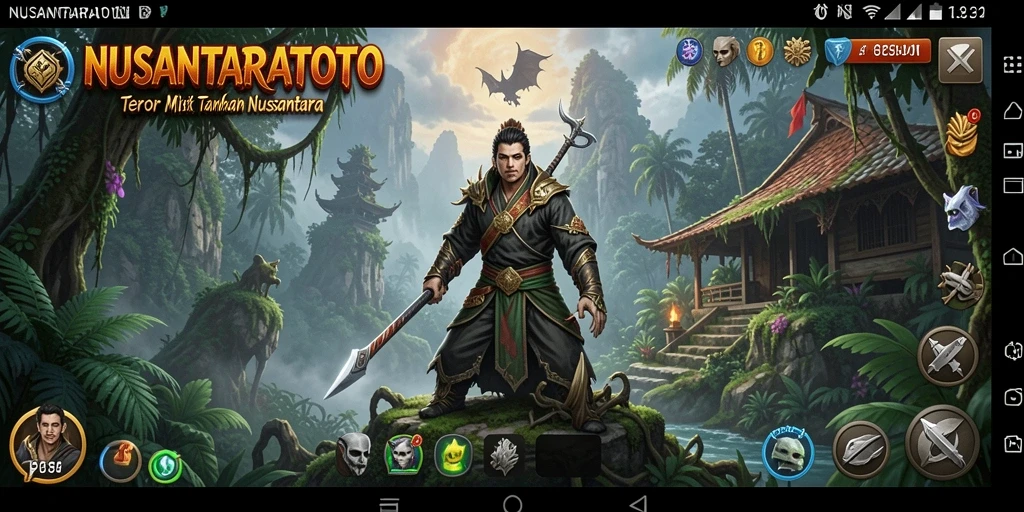 Gameplay seram dalam NUSANTARATOTO yang menampilkan berbagai hantu.