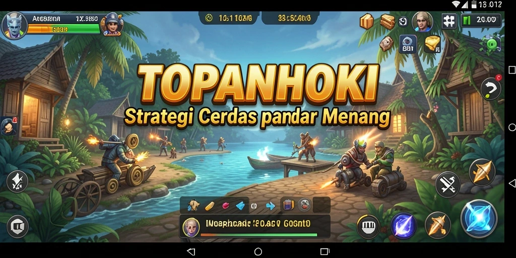 Screenshot gameplay menampilkan aksi strategi yang mendebarkan.