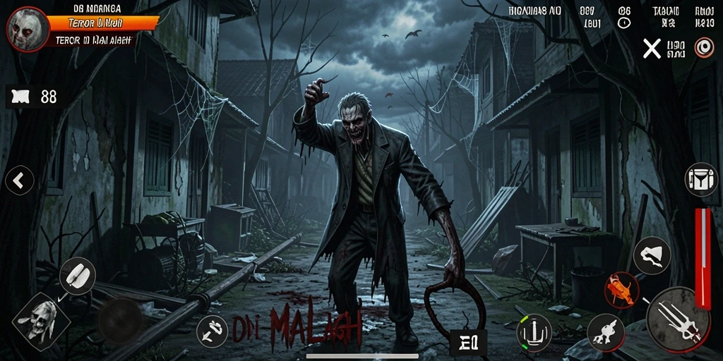Gameplay X88 yang penuh ketegangan dan teror.